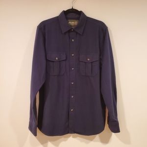 Eddie Bauer Flannel Shacket Shirt Men's Size M
